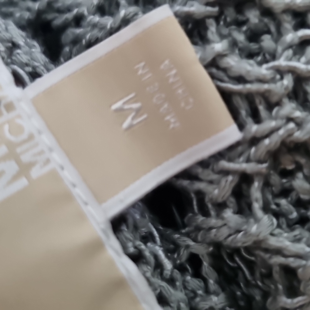 MICHAEL Michael Kors Knit Top Gray Size Medium - Picture 12 of 12